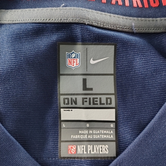 Nike New England Patriots Mac Jones Player Game Shirt Large - Picture 11 of 12